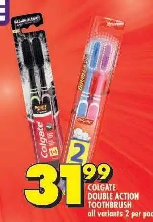 Shoprite COLGATE Double Action Toothbrush offer