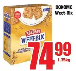 Boxer Bokomo Weet-Bix offer