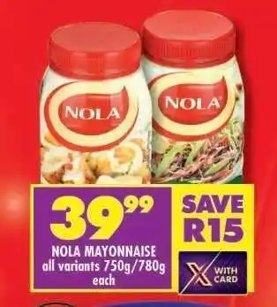 Shoprite Nola Mayonnaise offer