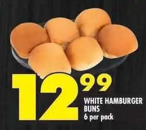 Shoprite WHITE HAMBURGER BUNS offer