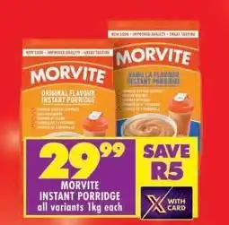 Shoprite MORVITE INSTANT PORRIDGE offer