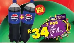 Shoprite PEPSI REGULAR SOFT DRINK 2ℓ offer