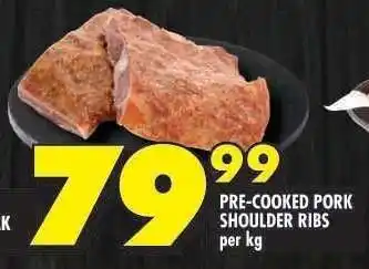 Shoprite PRE-COOKED PORK SHOULDER RIBS offer