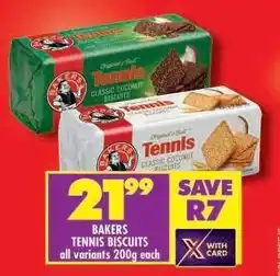 Shoprite Bakers Tennis Biscuits offer