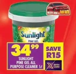 Shoprite SUNLIGHT PINE GEL ALL PURPOSE CLEANER 1ℓ offer