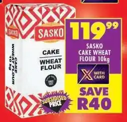 Shoprite Sasko Cake Wheat Flour 10kg offer
