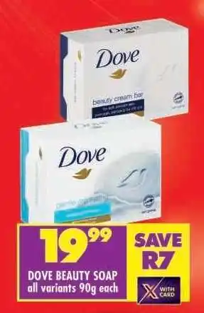 Shoprite Dove Beauty Soap offer