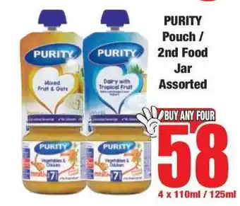 Boxer PURITY Pouch / 2nd Food Jar Assorted offer