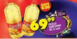 Shoprite Excella Sunflower Oil-2L offer