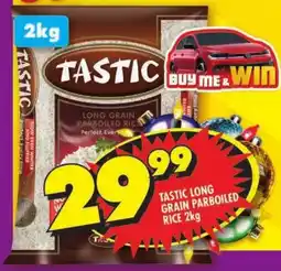 Shoprite Tastic long grain parboiled rice offer