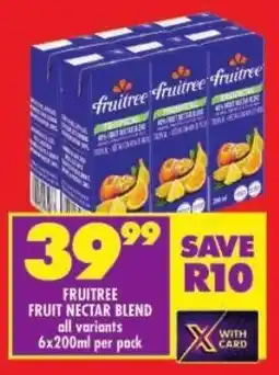 Shoprite Fruitree fruit nectar blend offer