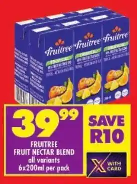 Shoprite Fruitree fruit nectar blend offer