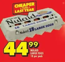 Shoprite Nulaid large eggs offer