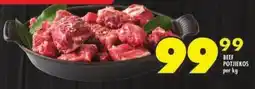 Shoprite Beef potjiekos offer