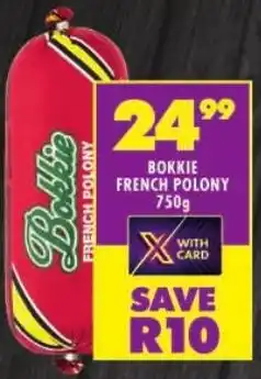 Shoprite Bokkie french polony offer