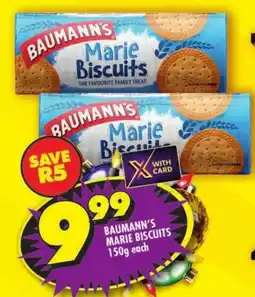 Shoprite Baumann's marie biscuits offer