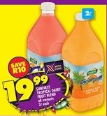 Shoprite Sunfirst tropical dairy fruit blend offer