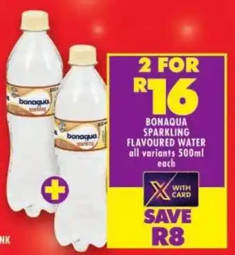 Shoprite Bonaqua sparkling flavoured water offer