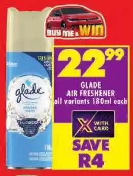 Shoprite Glade air freshener offer