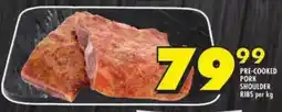 Shoprite Pre-cooked pork shoulder ribs offer