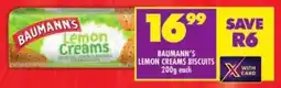 Shoprite Baumann's lemon creams biscuits offer