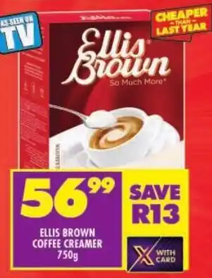 Shoprite Ellis brown coffee creamer offer