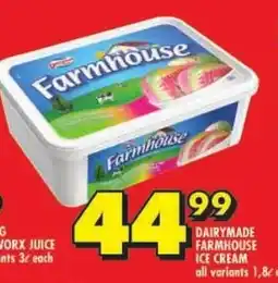 Shoprite Dairymade farmhouse ice cream offer