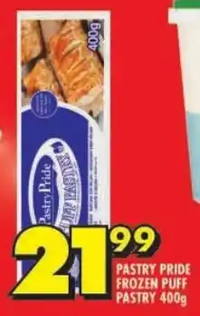 Shoprite Pastry pride frozen puff pastry offer