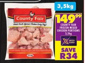 Shoprite County fair frozen mixed chicken portions offer