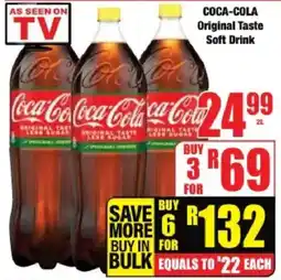 Boxer COCA-COLA Original Taste Soft Drink offer