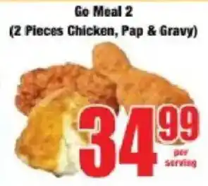Boxer Go Meal 2 Chicken, Pap & Gravy offer