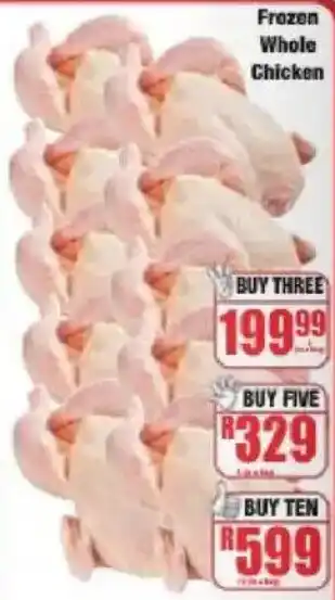 Boxer Frozen Whole Chicken offer