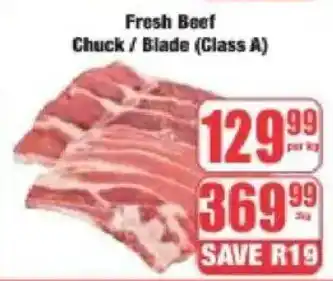Boxer Fresh Beef Chuck/ Blade Class A offer