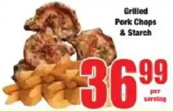 Boxer Grilled Pork Chops & Starch offer