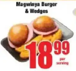 Boxer Magwinya Burger & Wedges offer
