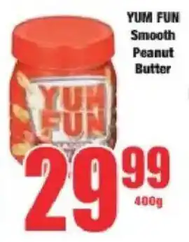 Boxer YUM FUN Smooth Peanut Butter offer