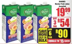 Boxer RHODES Nectar Fruit Juice Assorted offer