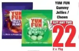 Boxer YUM FUN Gummy Jellies/ Chews offer