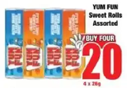 Boxer YUM FUN Sweet Rolls Assorted offer