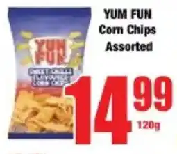 Boxer YUM FUN Corn Chips Assorted offer