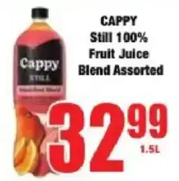 Boxer CAPPY Still 100% Fruit Juice Blend Assorted offer