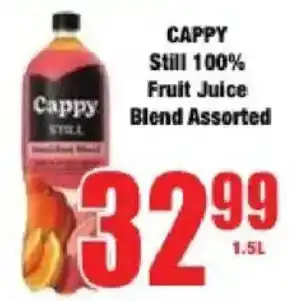 Boxer CAPPY Still 100% Fruit Juice Blend Assorted offer