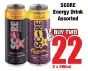 Boxer SCORE Energy Drink Assorted offer