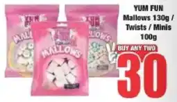 Boxer YUM FUN Mallows/ Twists/ Minis offer