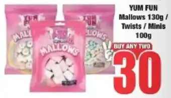 Boxer YUM FUN Mallows/ Twists/ Minis offer