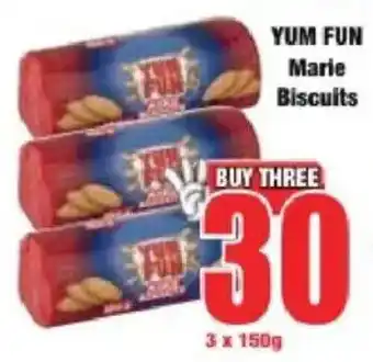 Boxer YUM FUN Marie Biscuits offer