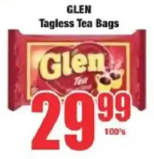 Boxer GLEN Tagless Tea Bags offer