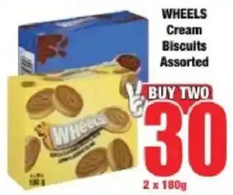 Boxer WHEELS Cream Biscuits Assorted offer