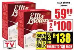 Boxer ELLIS BROWN Creamer offer