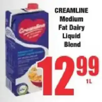 Boxer CREAMLINE Medium Fat Dairy Liquid Blend offer